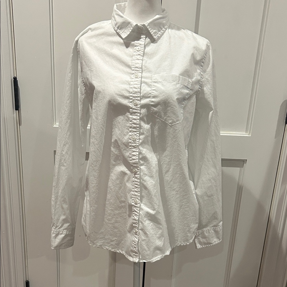 Amazon White Button-Down Shirt